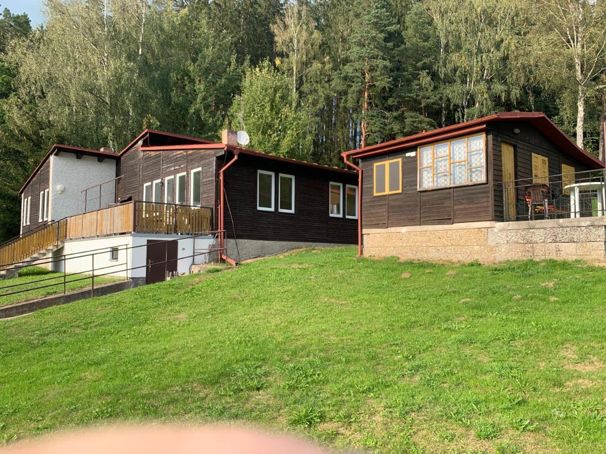 Chaty Dobra Voda 86 Horní Planá Esterno foto