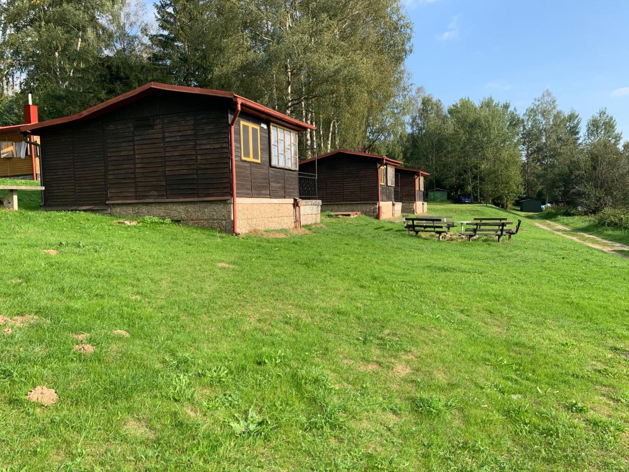 Chaty Dobra Voda 86 Horní Planá Esterno foto